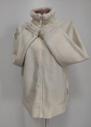 Тепла флісова кофта на блискавці l/xl робоча ог 120-124сс