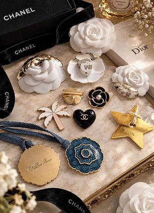 Оригінальні вінтажні елементи подарункового пакування chanel,dior,loro piana.