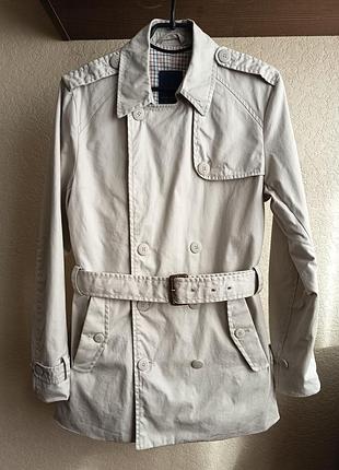 Мужской плащ тренч zara man, производство вьетнам, размер m (eur m / Ausa m / mex 38)