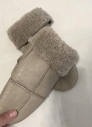Отличные кожаные перчатки на натуральной овчине