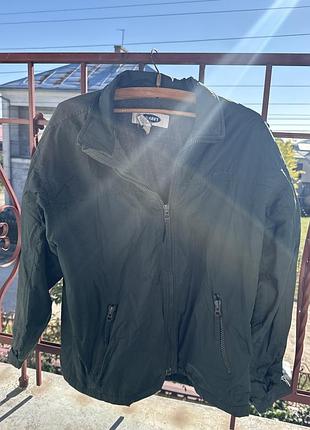 Чоловіча куртка вітровка на флісі old navy (розмір xl) / демісезонна куртка