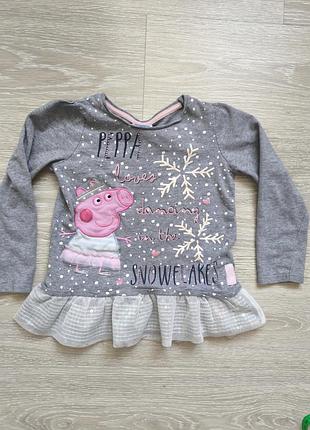 Реглан кофта кофтинка світер  peppa pig свинка пеппа джемпер светр