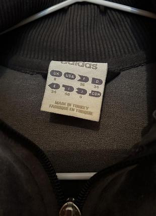 Кофта жіноча adidas велюрова зіп 3