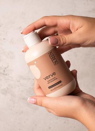 Стимулирующий шампунь для утонченных волос screen purest verve energizing veg shampoo