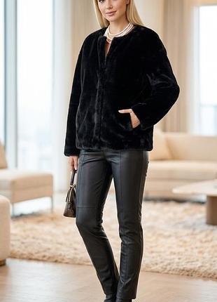 Коротка шубка , штучне хутро, zara