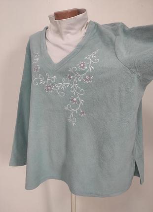 Флисовая кофта 60-62р. ог 150-160 см 8