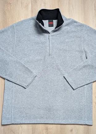 Чоловічий фліс mammut tecnopile half-zip сірий xxl (на xl)