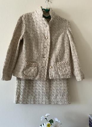 Вінтажний англійський костюм з вовни