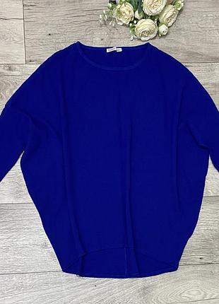 Легкая оверсайз кофта «жатка», сводобный реглан рукав 3/4 zara, р.m-l