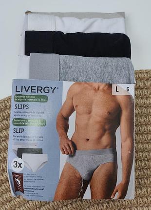 Трусы мужские livergy слипы 3 шт bs001771