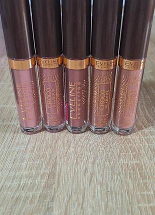 Блеск для губ eveline choco glamour