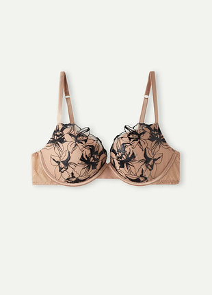 Бюстгальтер бежевий пуш-ап elettra stir the senses super push-up intimissimi