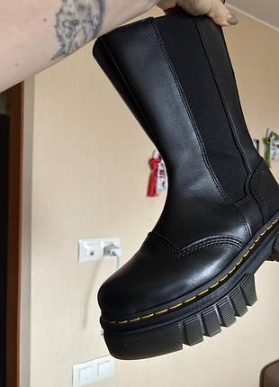 Черевики жіночі dr. martens quad neoteric чорні, розмір 39-40, фактична довжина устілки 24,5 см, але краще 25. матеріал шкіра наппа lux