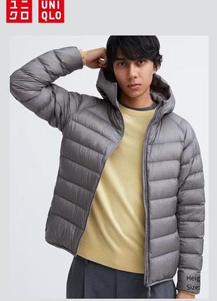 Ультралегкая пуховая парка ultra light uniqlo
