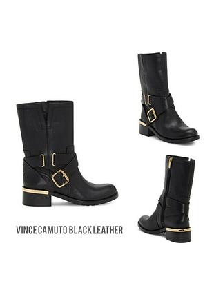 Жіночі черевики vince camuto black leather