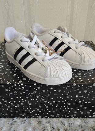 Нові дитячі кросівки adidas superstar, 26,5р.