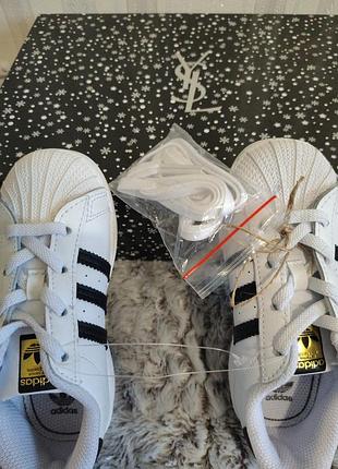 Нові дитячі кросівки adidas superstar, 26,5р. 5