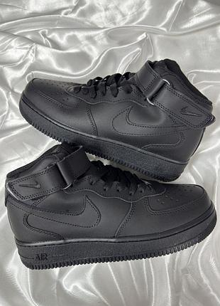 Nike air force 1 high black winter fur
