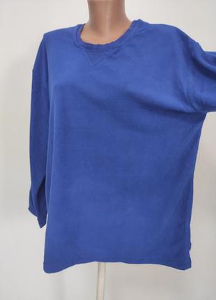 Флисовая кофта свитшот xl/xxl ог 124-134 см