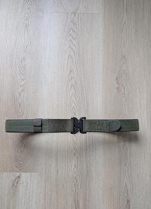 Оригінальний тактичний військовий ремінь cobra austri alpin dark olive роз л 108х4.5 см