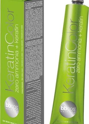 Фарба для волосся bbcos keratin color 7/40 мідний інтенсивний 100 мл (8051566443413)