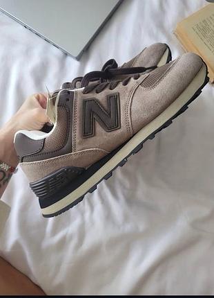 Кросівки чоловічі new balance 574 taupe-brown