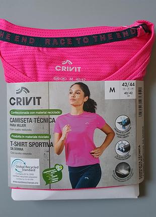 Футболка жіноча спортивна crivit, s, m
