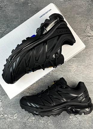 Salomon xt-6 total black gortex +термо 5