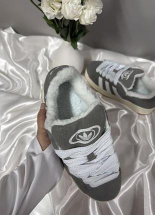 Adidas campus grey winter fur 5