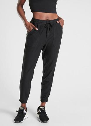Чорні жіночі джогери athleta farallon jogger — розмір 4 (s)