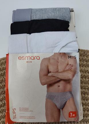Трусы мужские esmara men от livergy слипы 3 шт bs001774
