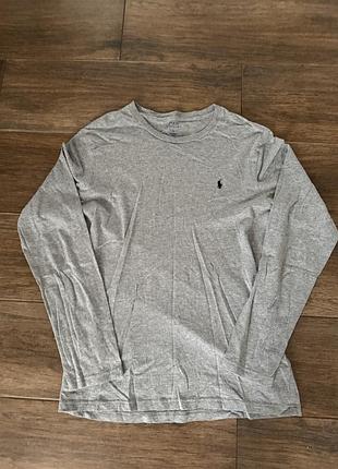 Лонгслів polo ralph lauren сірий, розмір l
