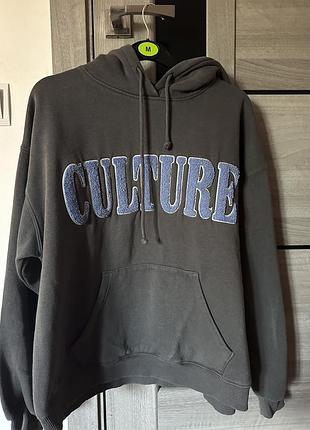 Худі жіноче s сіре з написом culture