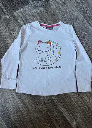 Лонгслів на дівчинку nightwear 122/128 см.