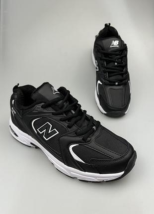New balance 530 — чорні демісезонні