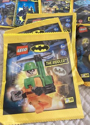 Новий lego dc batman l0002273 the riddler with helipack (ріддлер)