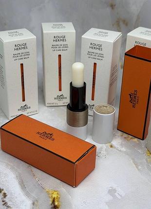 Бальзам для губ hermes lip care balm прозорий