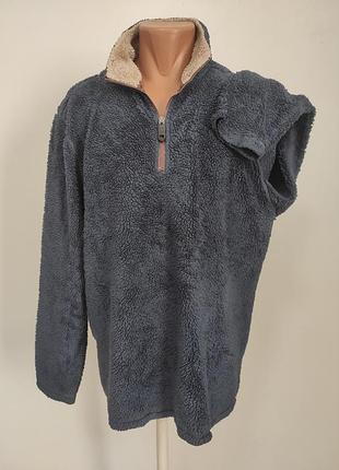 Чоловіча кофта флісова тедді l/xl ог 126-130см