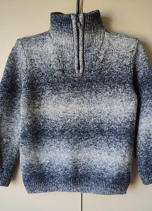 Теплий в'язаний светр marks &amp; spencer (m&amp;s) на 5-6 років (зріст 110-116)
