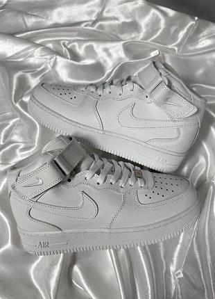 Nike air force 1 high white winter fur 3