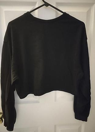 Укорочений котоновий худі h&m 2