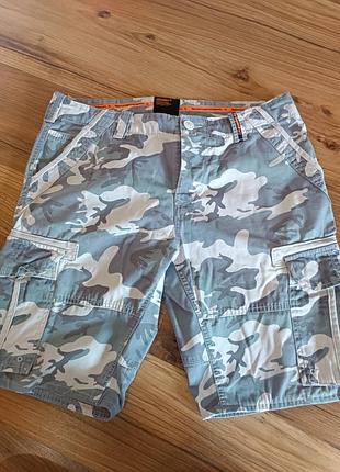 Шорти чоловічі superdry карго камуфляжні