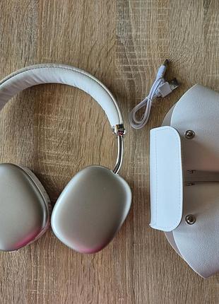 Навушники bluetooth sy-bt1632 beige 4