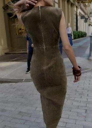 Сукня замшева zara. 7