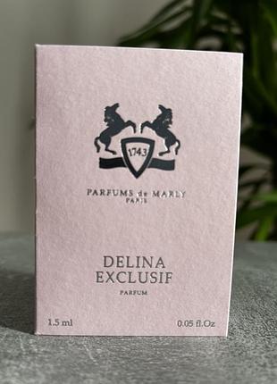Пробник парфумів parfums de marly delina exclusif, 1.5 мл, для жінок