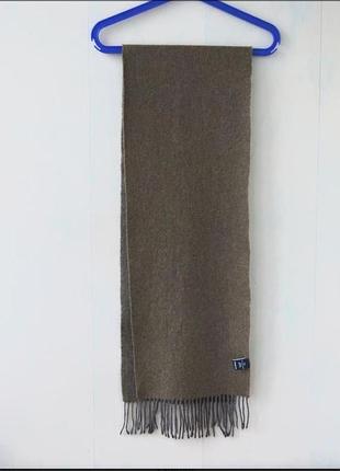 Шерстяной шарф crew clothing, шерсть