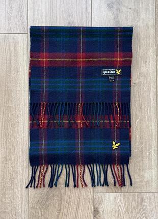 Вовняний шарф lyle&scott vintage plaid woven scarf