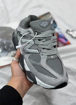 New balance 9060 grey термо 4
