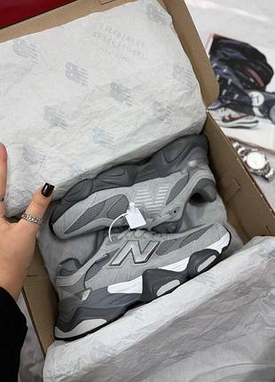 New balance 9060 grey термо 3