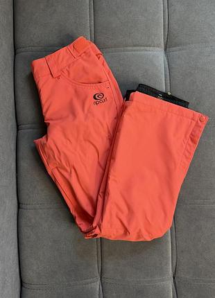 Жіночі лижні/сноубордичні штани rip curl s коралові